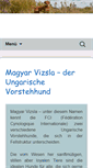 Mobile Screenshot of magyar-vizsla-club.at